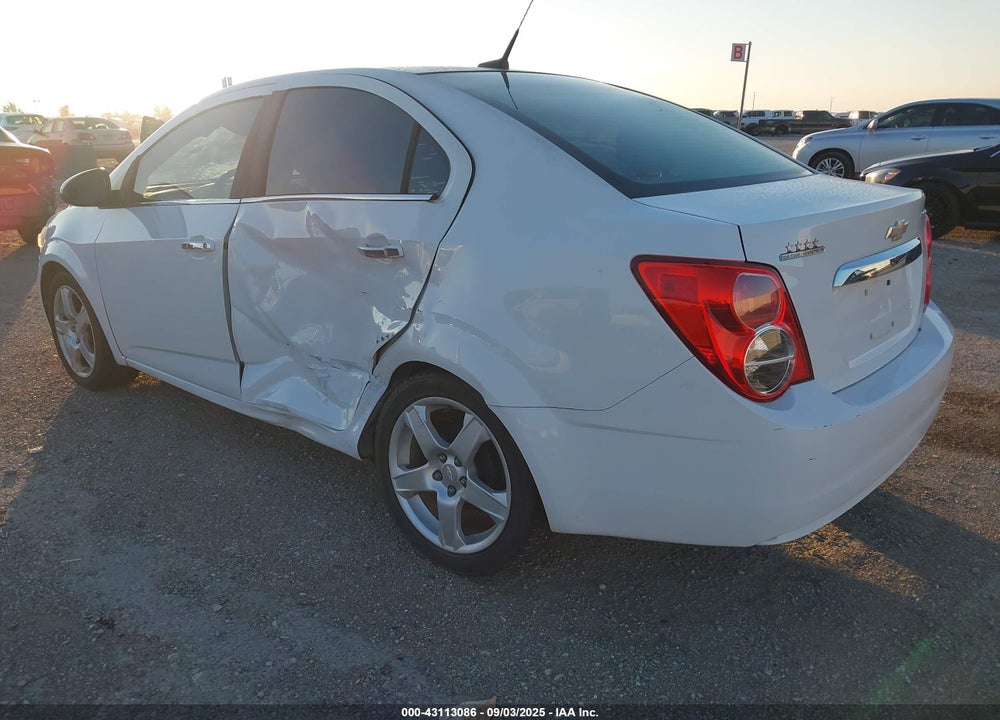 2012 CHEVROLET SONIC VIN: 1G1JE5SH1C4222185