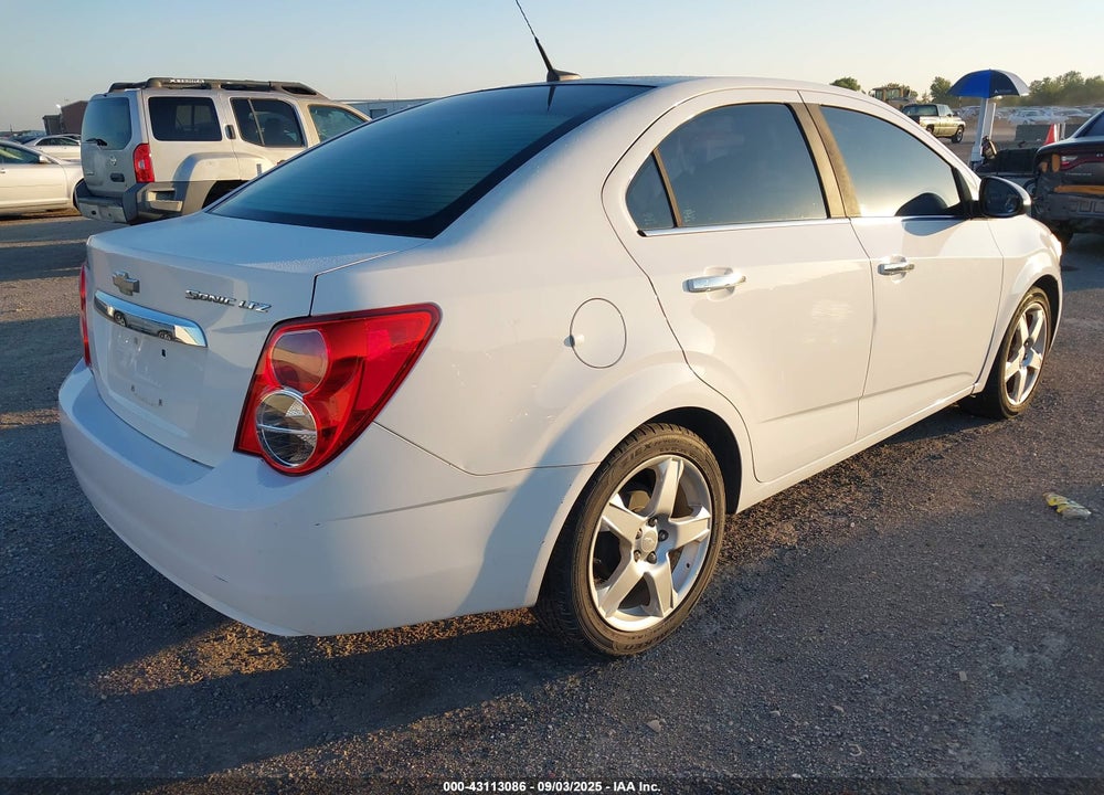 2012 CHEVROLET SONIC VIN: 1G1JE5SH1C4222185