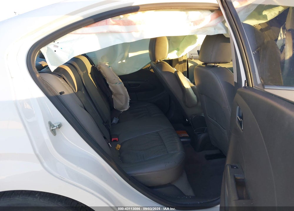 2012 CHEVROLET SONIC VIN: 1G1JE5SH1C4222185