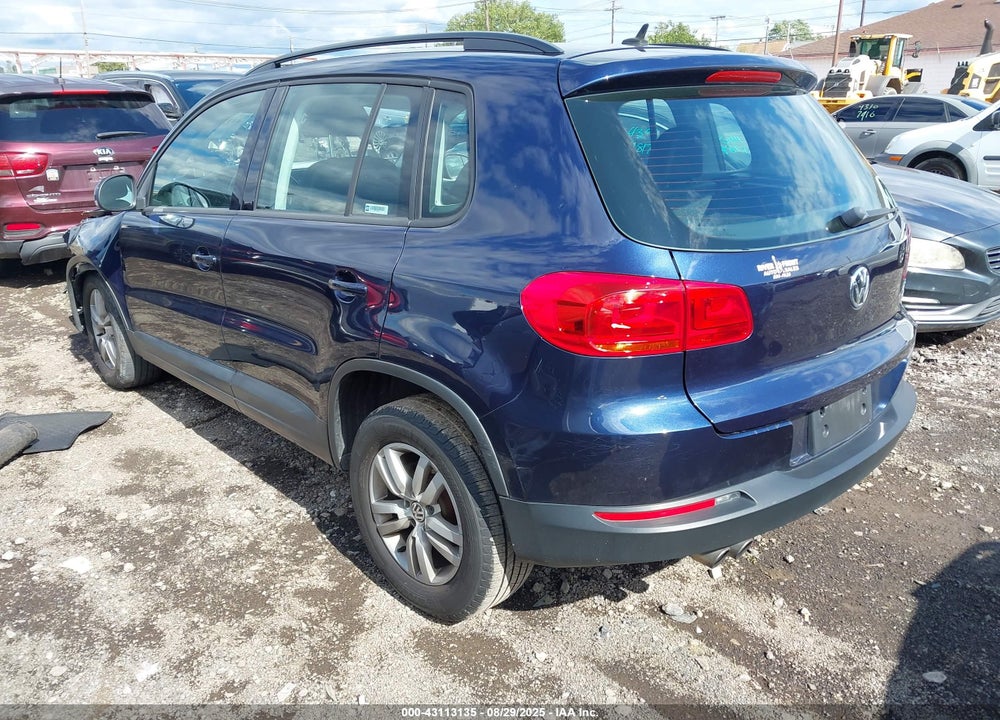 2016 VOLKSWAGEN TIGUAN S VIN: WVGBV7AX5GW532913