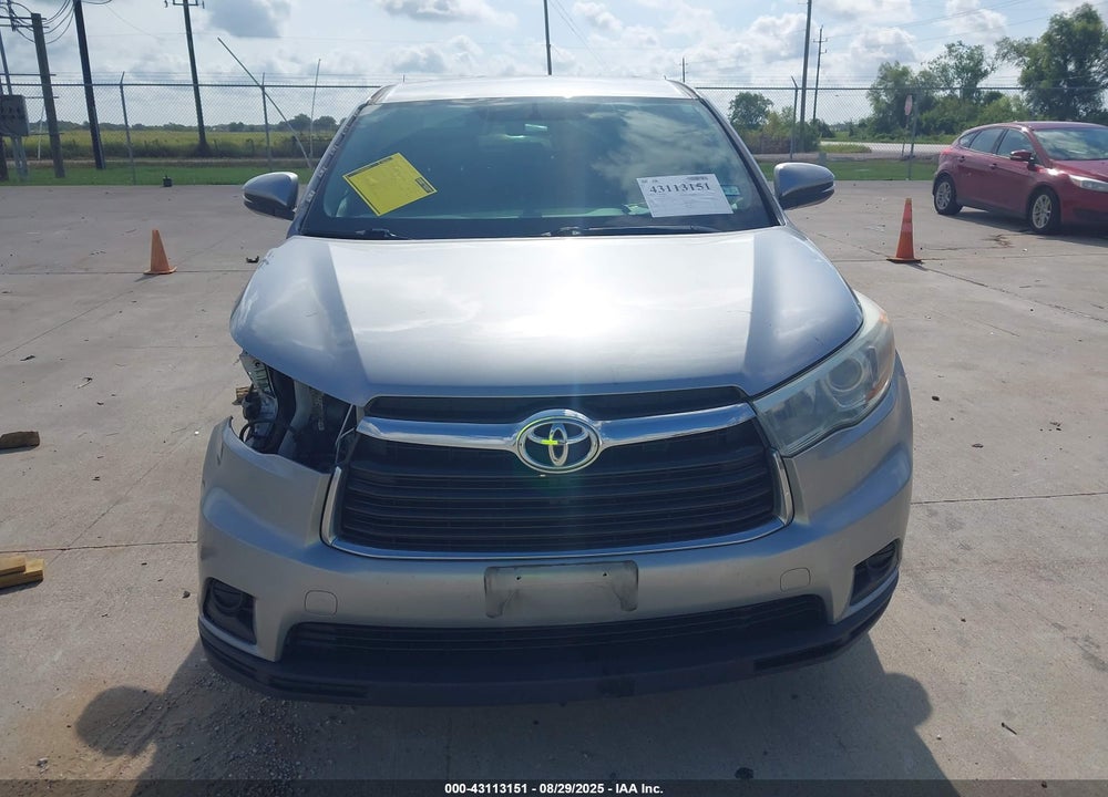 2016 TOYOTA HIGHLANDER VIN: 5TDZKRFHXGS179030