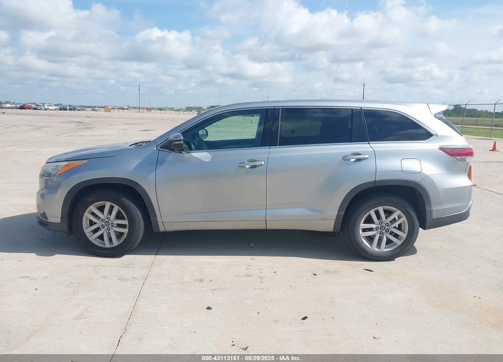 2016 TOYOTA HIGHLANDER VIN: 5TDZKRFHXGS179030
