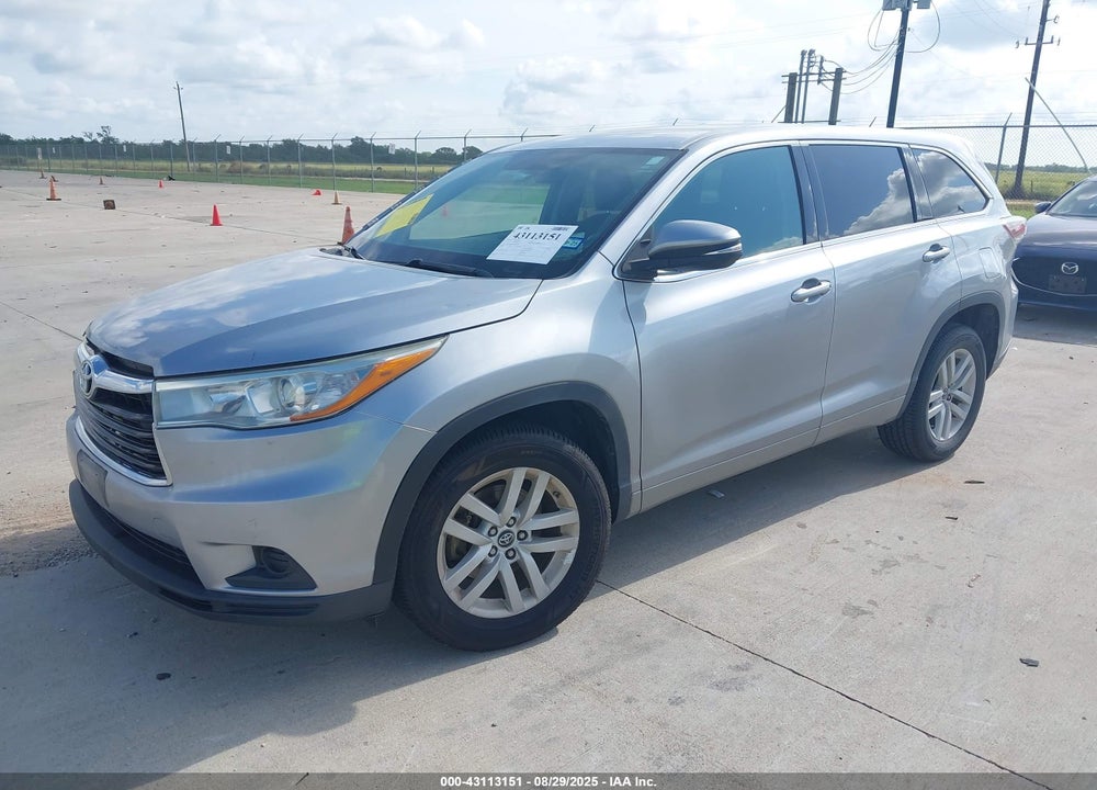 2016 TOYOTA HIGHLANDER VIN: 5TDZKRFHXGS179030