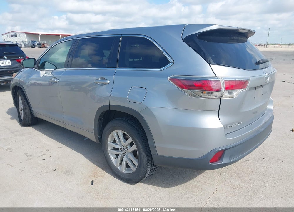 2016 TOYOTA HIGHLANDER VIN: 5TDZKRFHXGS179030