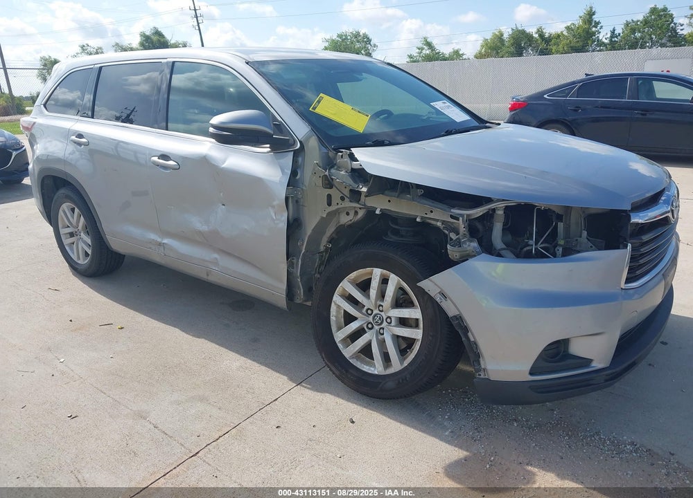 2016 TOYOTA HIGHLANDER VIN: 5TDZKRFHXGS179030