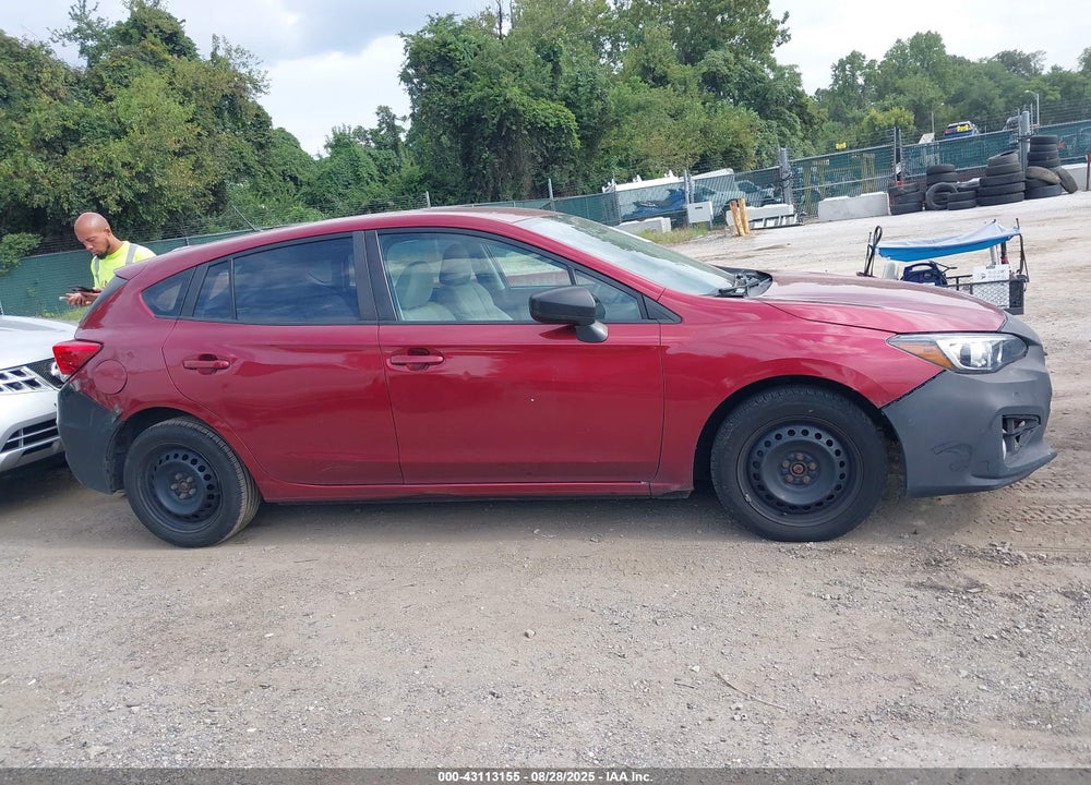 2019 SUBARU IMPREZA VIN: 4S3GTAA6XK3739280