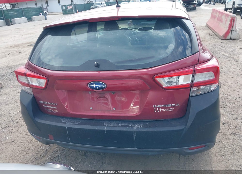 2019 SUBARU IMPREZA VIN: 4S3GTAA6XK3739280