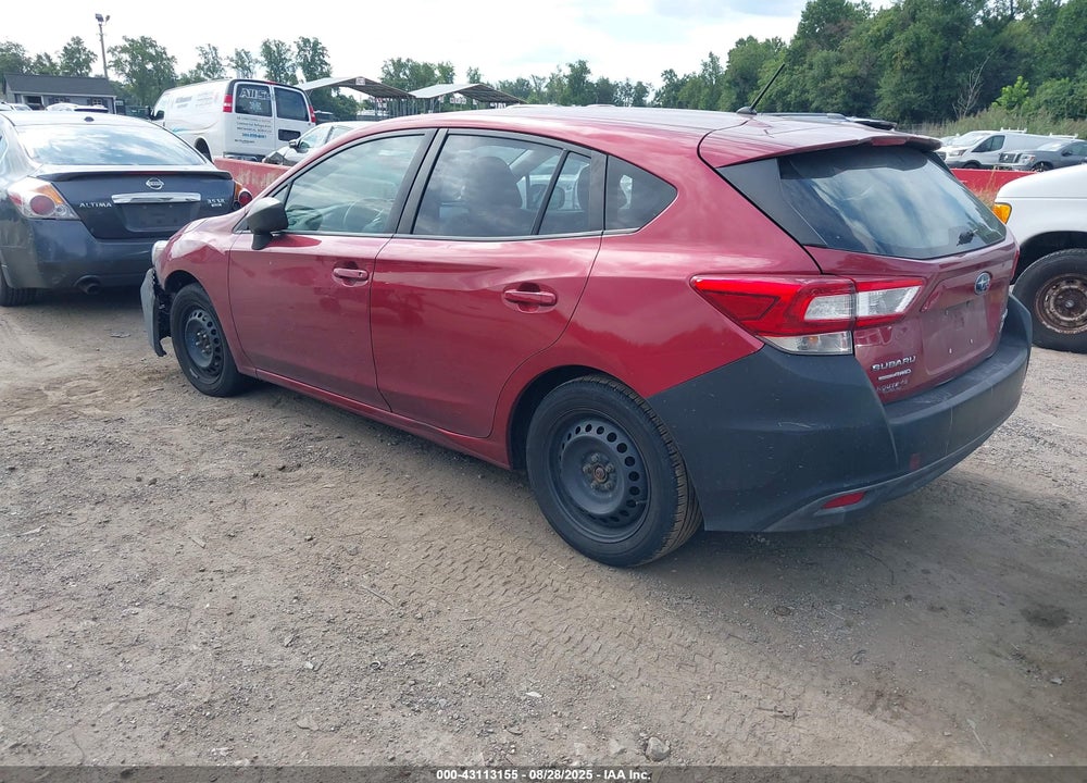 2019 SUBARU IMPREZA VIN: 4S3GTAA6XK3739280