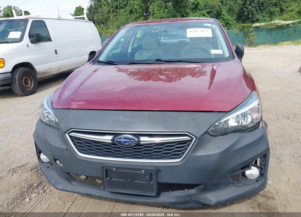 2019 SUBARU IMPREZA VIN: 4S3GTAA6XK3739280