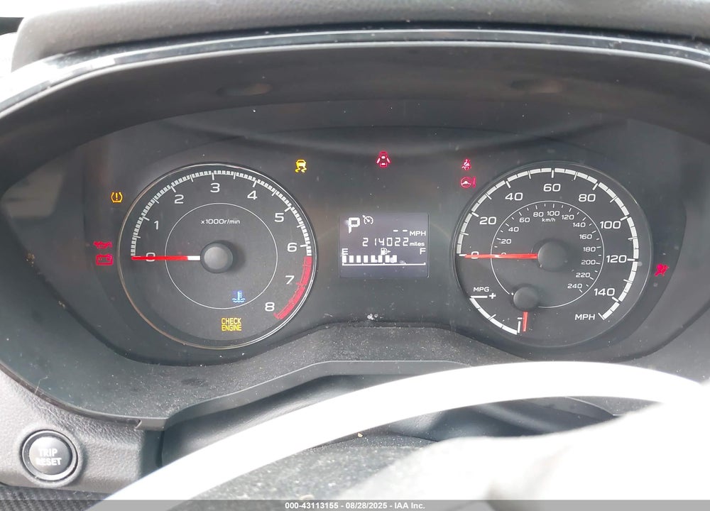 2019 SUBARU IMPREZA VIN: 4S3GTAA6XK3739280