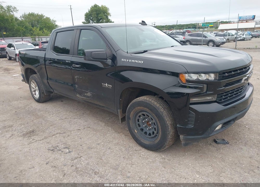 2020 CHEVROLET SILVERADO 1500 4WD SHORT BED RST VIN: 3GCUYEED1LG408008