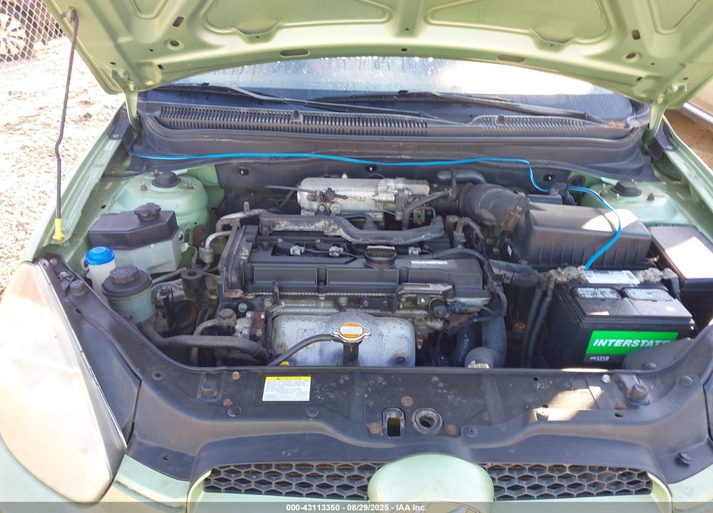 2008 HYUNDAI ACCENT GS VIN: KMHCM36C18U095530