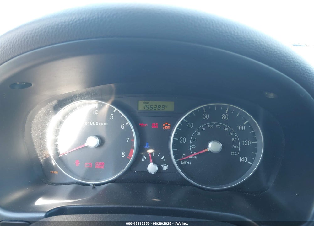 2008 HYUNDAI ACCENT GS VIN: KMHCM36C18U095530