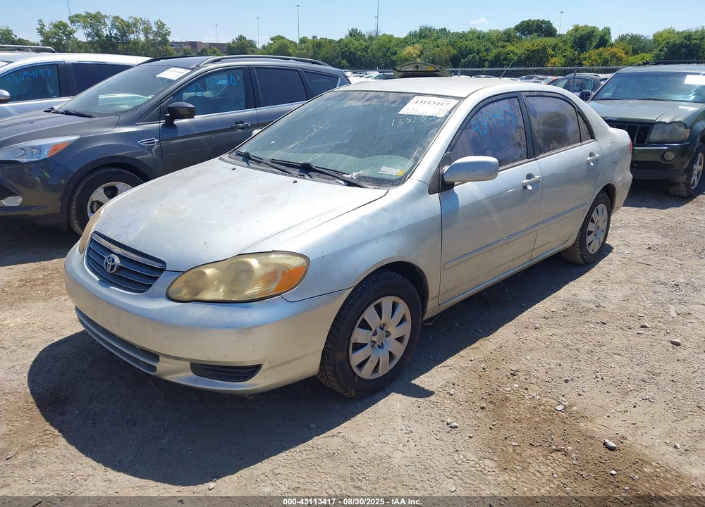 2003 TOYOTA COROLLA LE VIN: JTDBR32E430013881