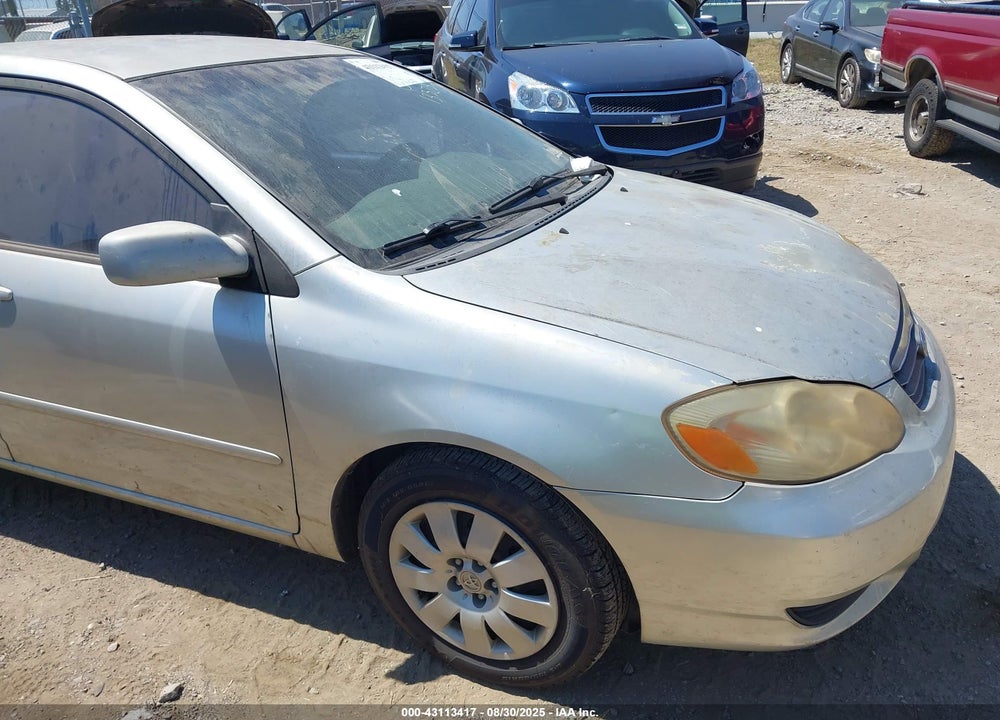 2003 TOYOTA COROLLA LE VIN: JTDBR32E430013881