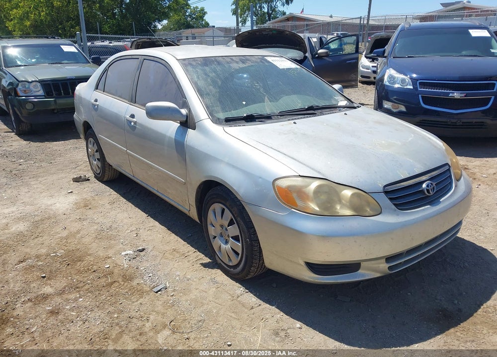 2003 TOYOTA COROLLA LE VIN: JTDBR32E430013881