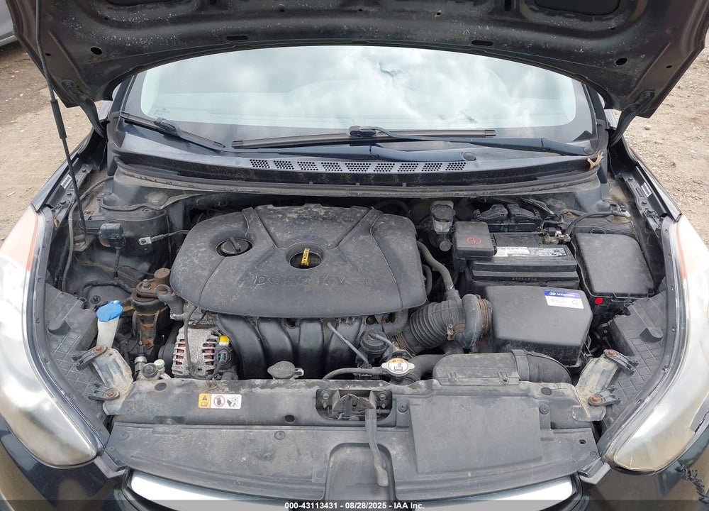 2013 HYUNDAI ELANTRA VIN: KMHDH4AE6DU979982