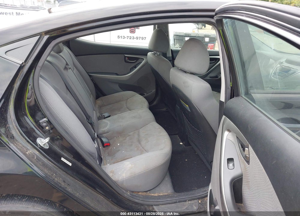 2013 HYUNDAI ELANTRA VIN: KMHDH4AE6DU979982