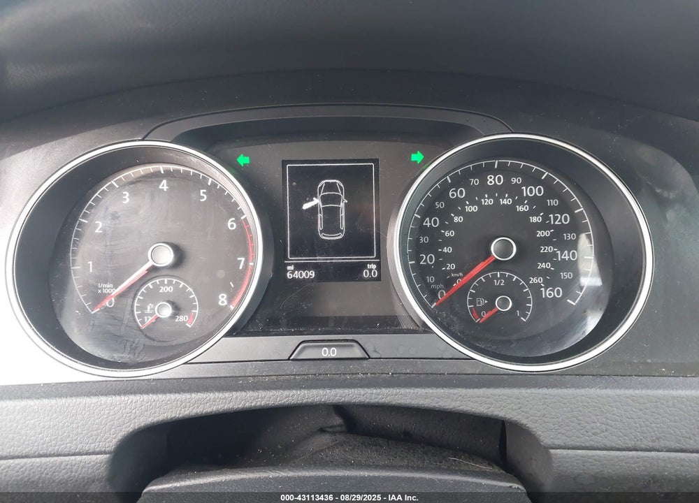 2020 VOLKSWAGEN GOLF VIN: 3VWG57AU1LM002459