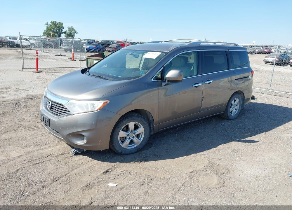 2014 NISSAN QUEST VIN: JN8AE2KPXE9100075