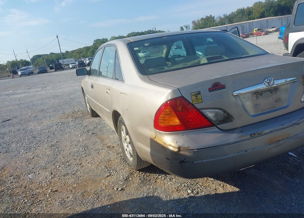 2000 TOYOTA AVALON XL VIN: 4T1BF28B5YU055519
