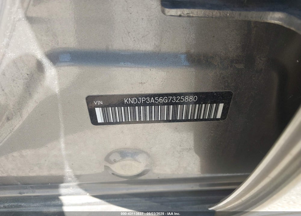 2016 KIA SOUL VIN: KNDJP3A56G7325880