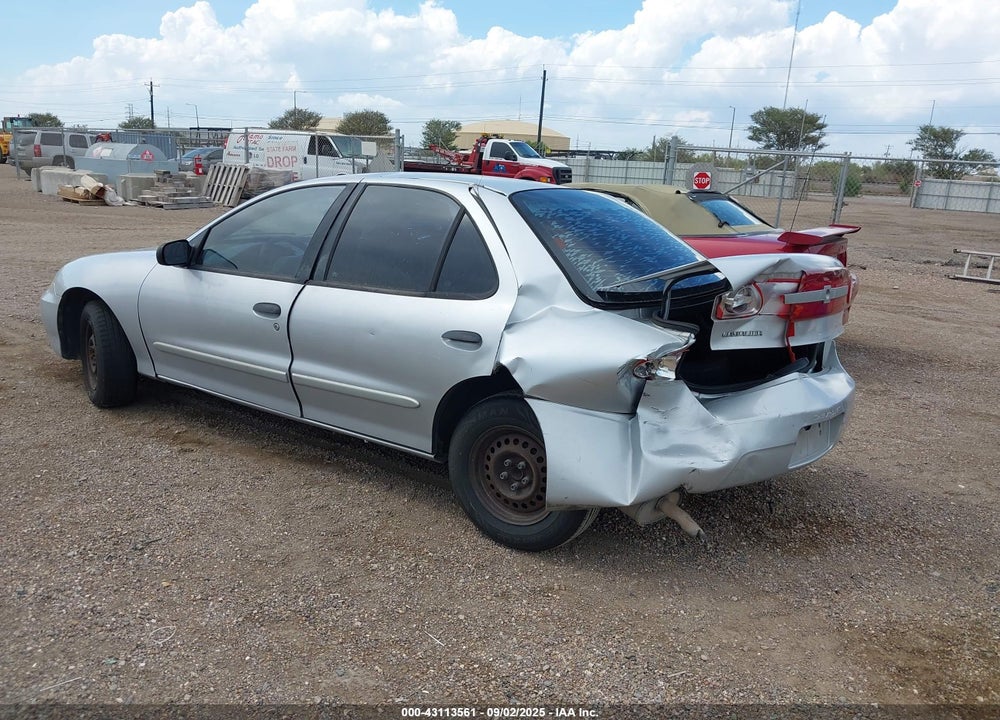 2003 CHEVROLET CAVALIER VIN: 1G1JC52F837254263