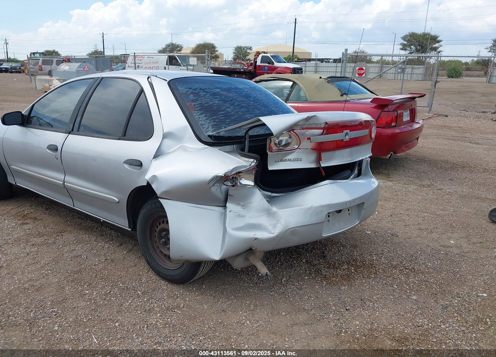 2003 CHEVROLET CAVALIER VIN: 1G1JC52F837254263