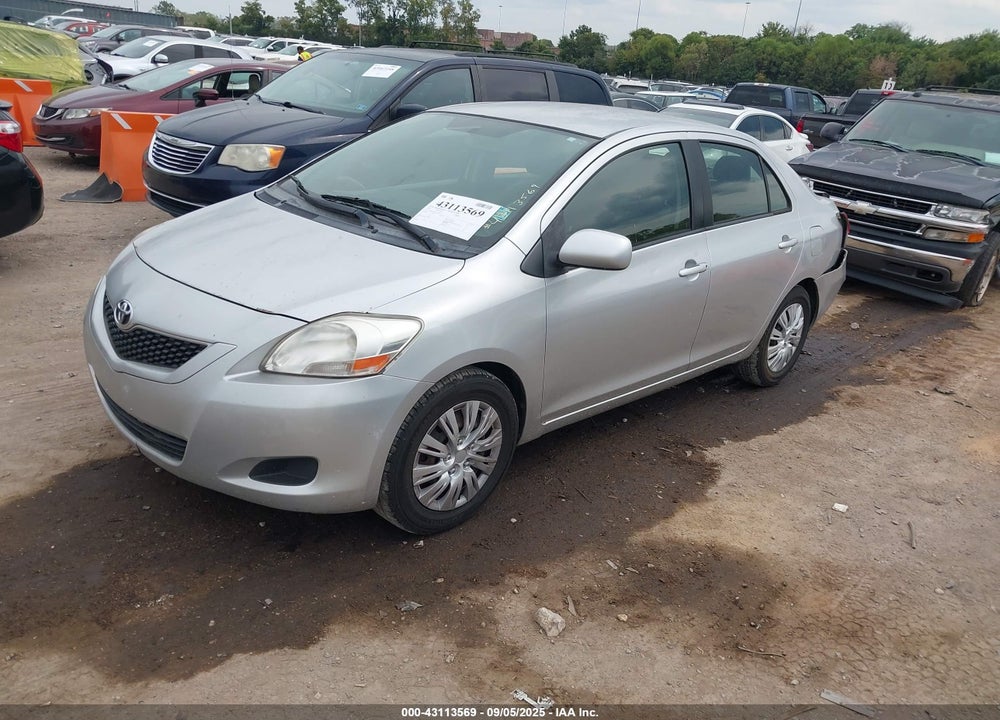 2012 TOYOTA YARIS VIN: JTDBT4K36C1416857