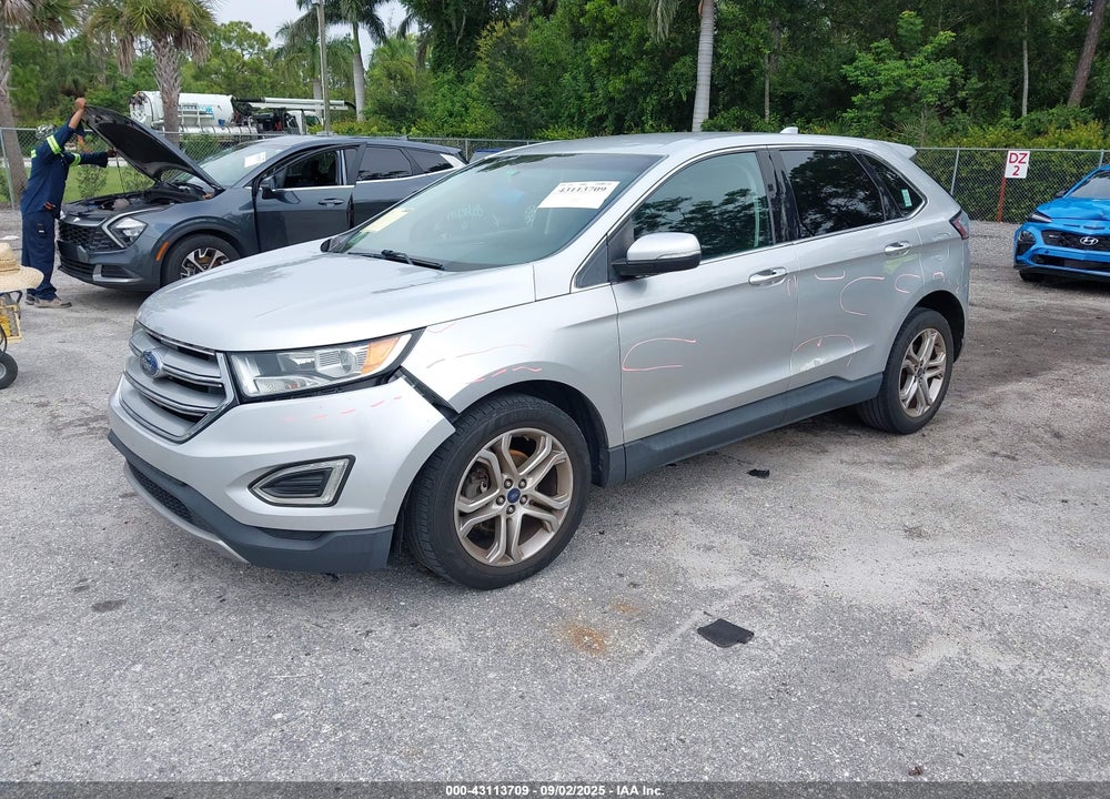 2015 FORD EDGE VIN: 2FMTK3K97FBB50422