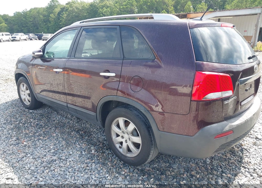 2012 KIA SORENTO LX VIN: 5XYKT3A61CG198588