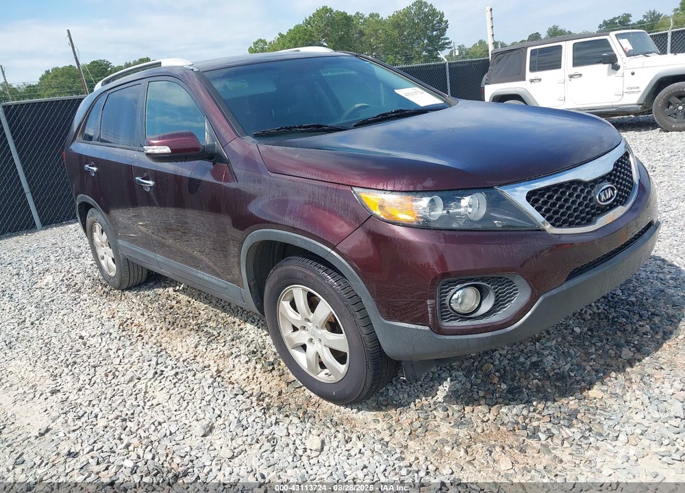 2012 KIA SORENTO LX VIN: 5XYKT3A61CG198588