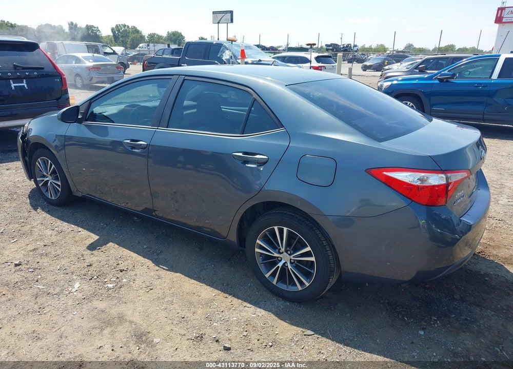 2016 TOYOTA COROLLA VIN: 5YFBURHEXGP485488