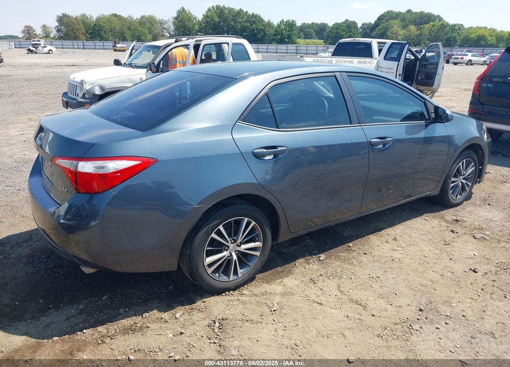 2016 TOYOTA COROLLA VIN: 5YFBURHEXGP485488