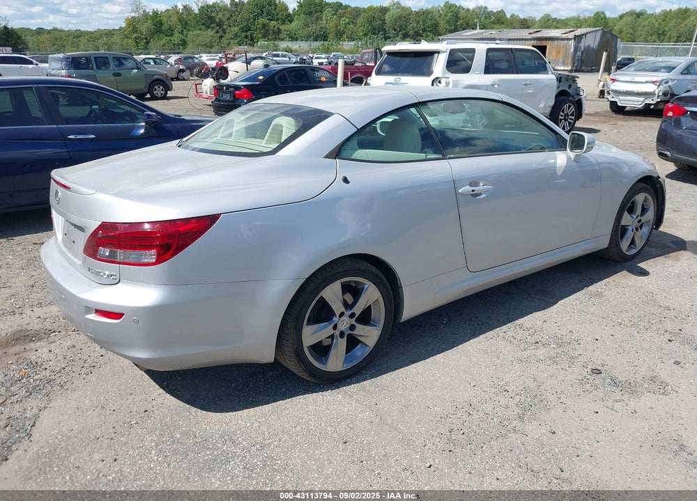 2010 LEXUS IS 250C VIN: JTHFF2C27A2511503