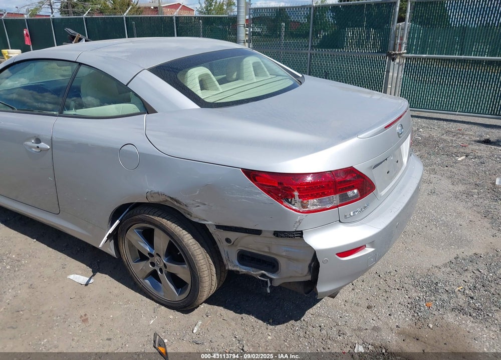 2010 LEXUS IS 250C VIN: JTHFF2C27A2511503