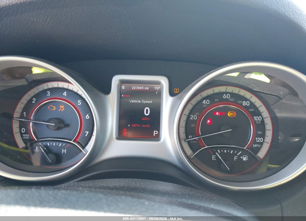 2011 DODGE JOURNEY VIN: 3D4PG1FG3BT501994