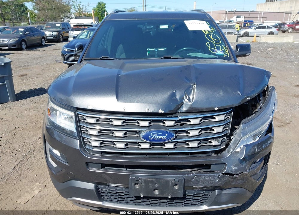 2017 FORD EXPLORER XLT VIN: 1FM5K8D85HGD33937