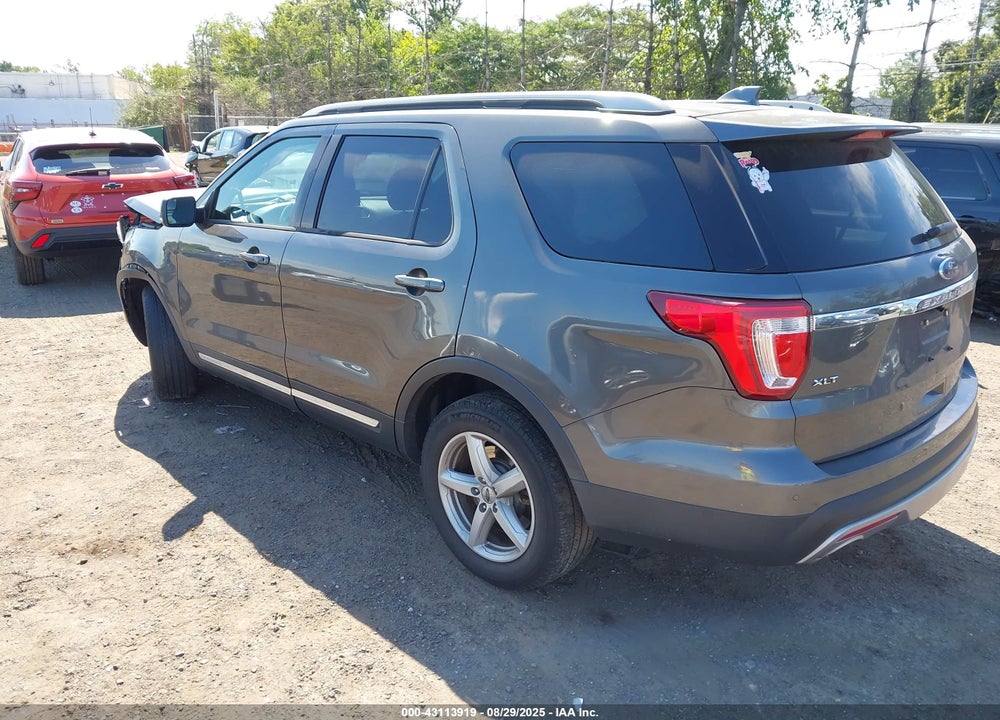 2017 FORD EXPLORER XLT VIN: 1FM5K8D85HGD33937