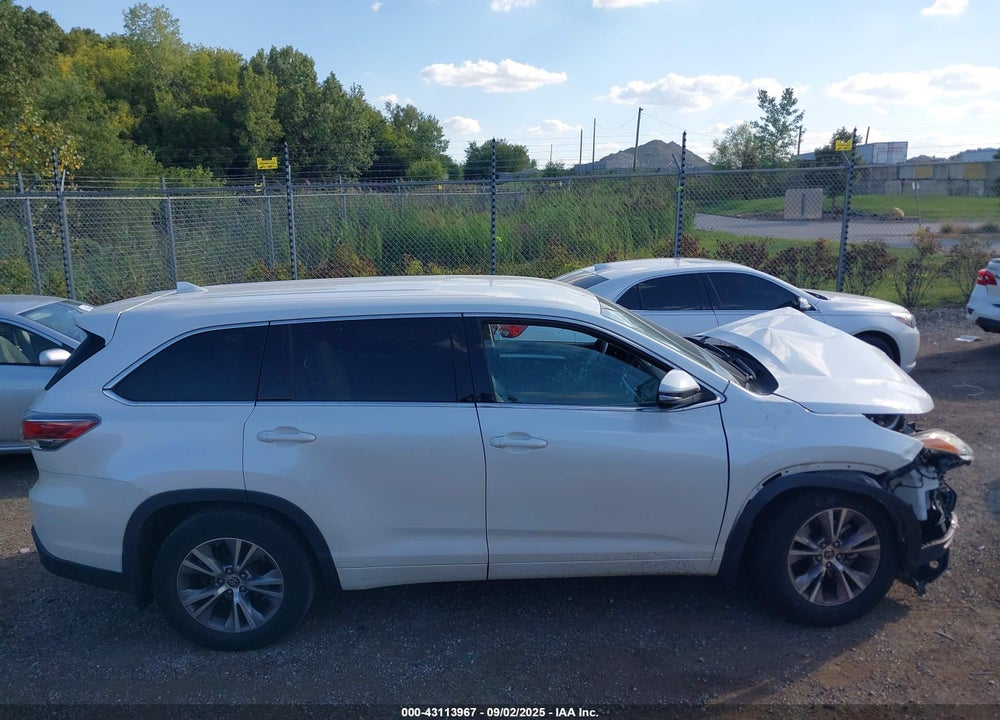 2016 TOYOTA HIGHLANDER LE PLUS V6 VIN: 5TDBKRFH0GS258398