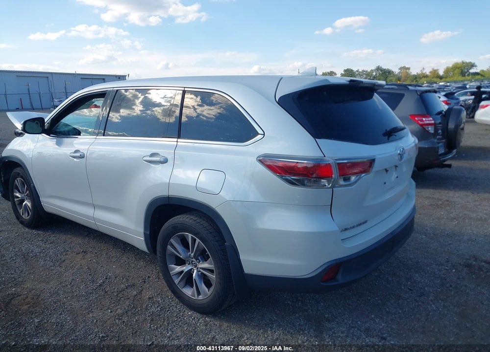 2016 TOYOTA HIGHLANDER LE PLUS V6 VIN: 5TDBKRFH0GS258398