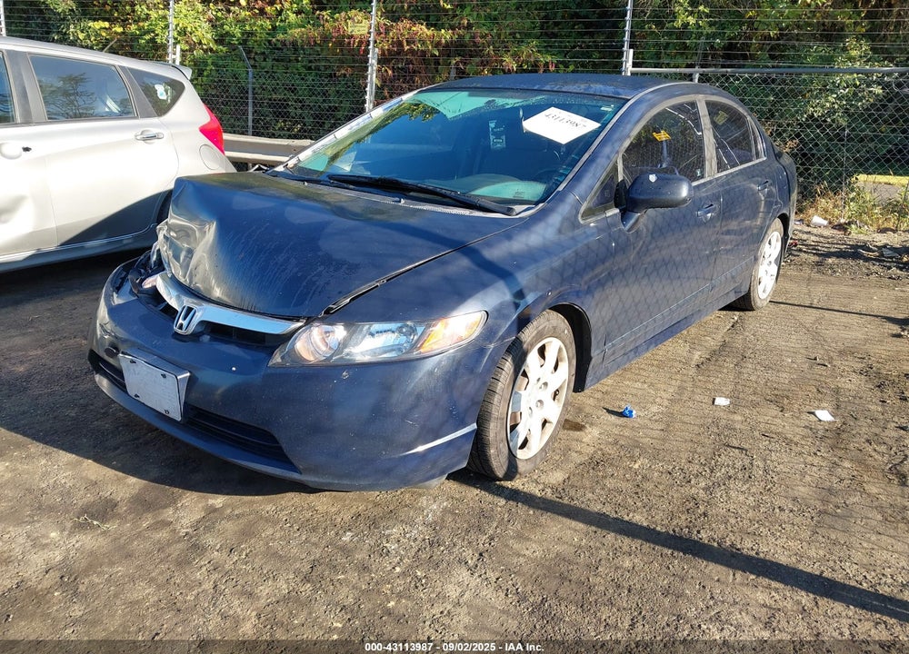 2008 HONDA CIVIC LX VIN: 1HGFA16508L088768