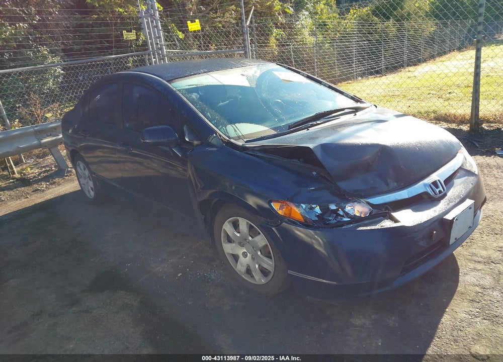 2008 HONDA CIVIC LX VIN: 1HGFA16508L088768