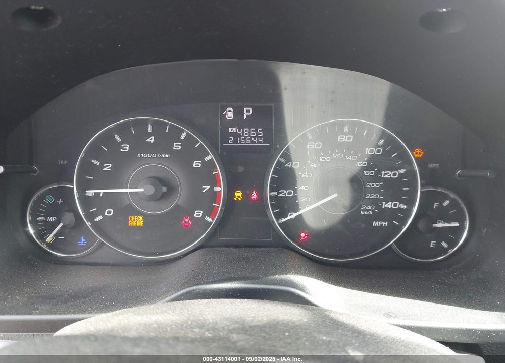 2011 SUBARU OUTBACK VIN: 4S4BRBBC6B3373431