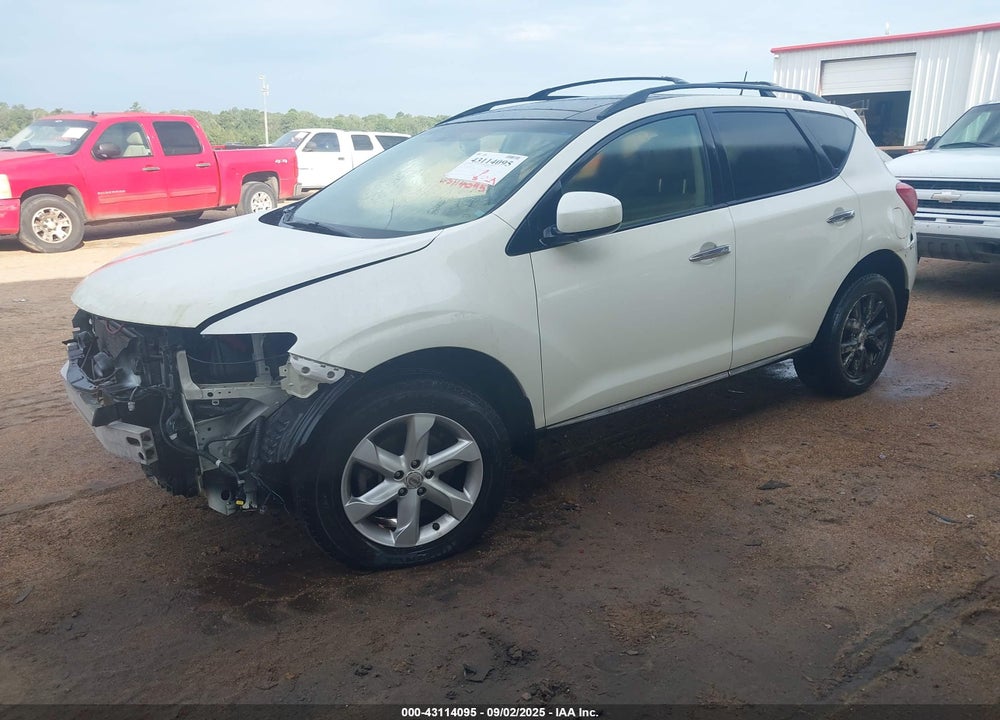 2009 NISSAN MURANO VIN: JN8AZ18WX9W101666