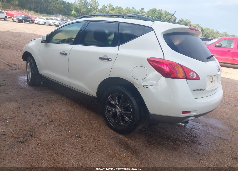 2009 NISSAN MURANO VIN: JN8AZ18WX9W101666