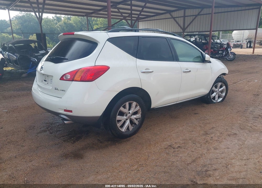 2009 NISSAN MURANO VIN: JN8AZ18WX9W101666