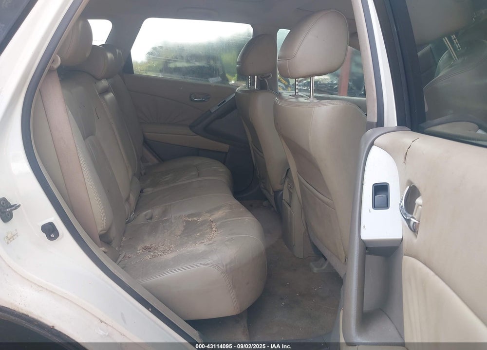 2009 NISSAN MURANO VIN: JN8AZ18WX9W101666
