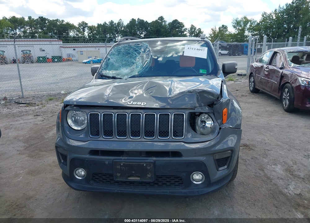 2019 JEEP RENEGADE LIMITED FWD VIN: ZACNJAD13KPK38575