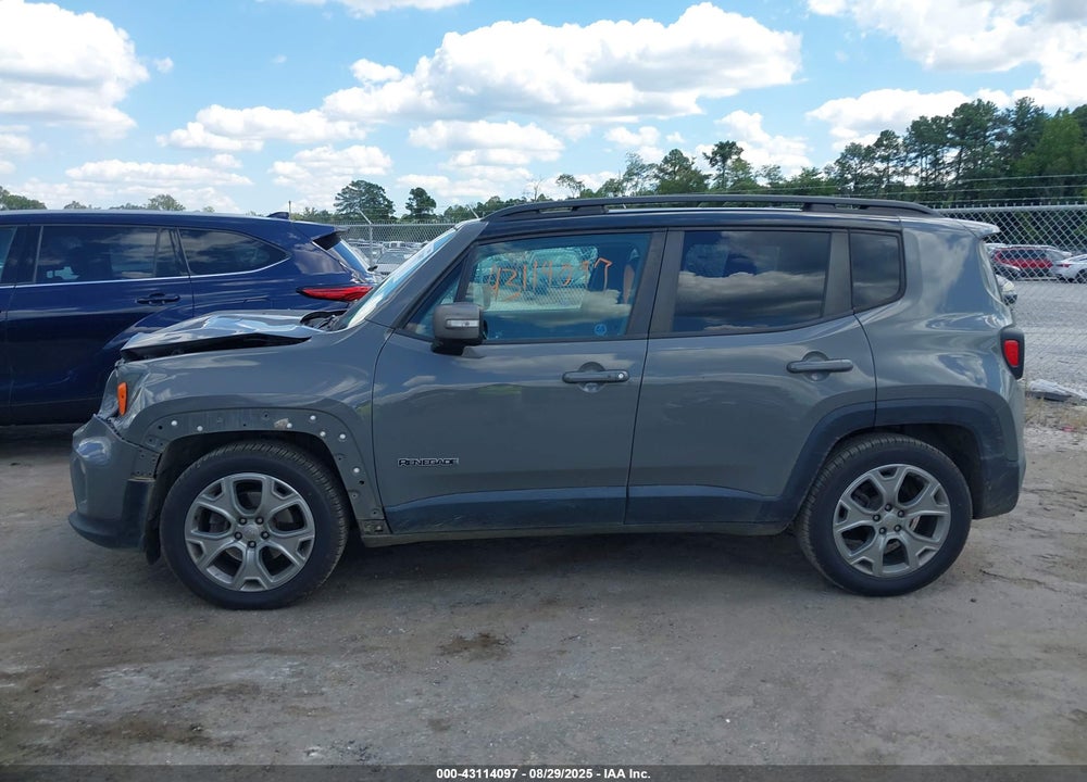 2019 JEEP RENEGADE LIMITED FWD VIN: ZACNJAD13KPK38575